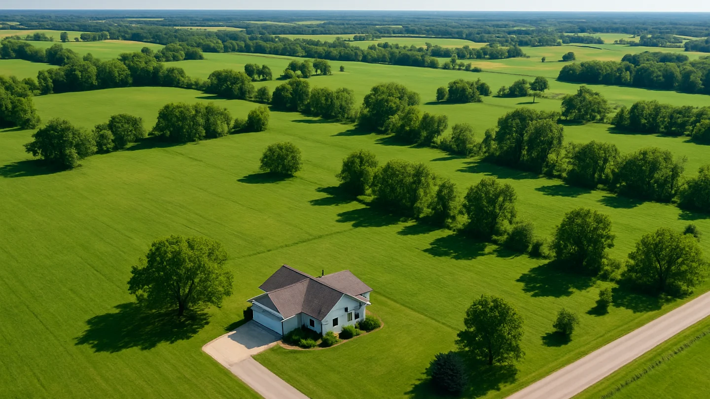 Rural acreage in Outagamie County, Wisconsin