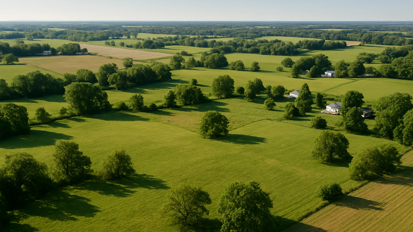 Rural acreage in Kenosha County, Wisconsin