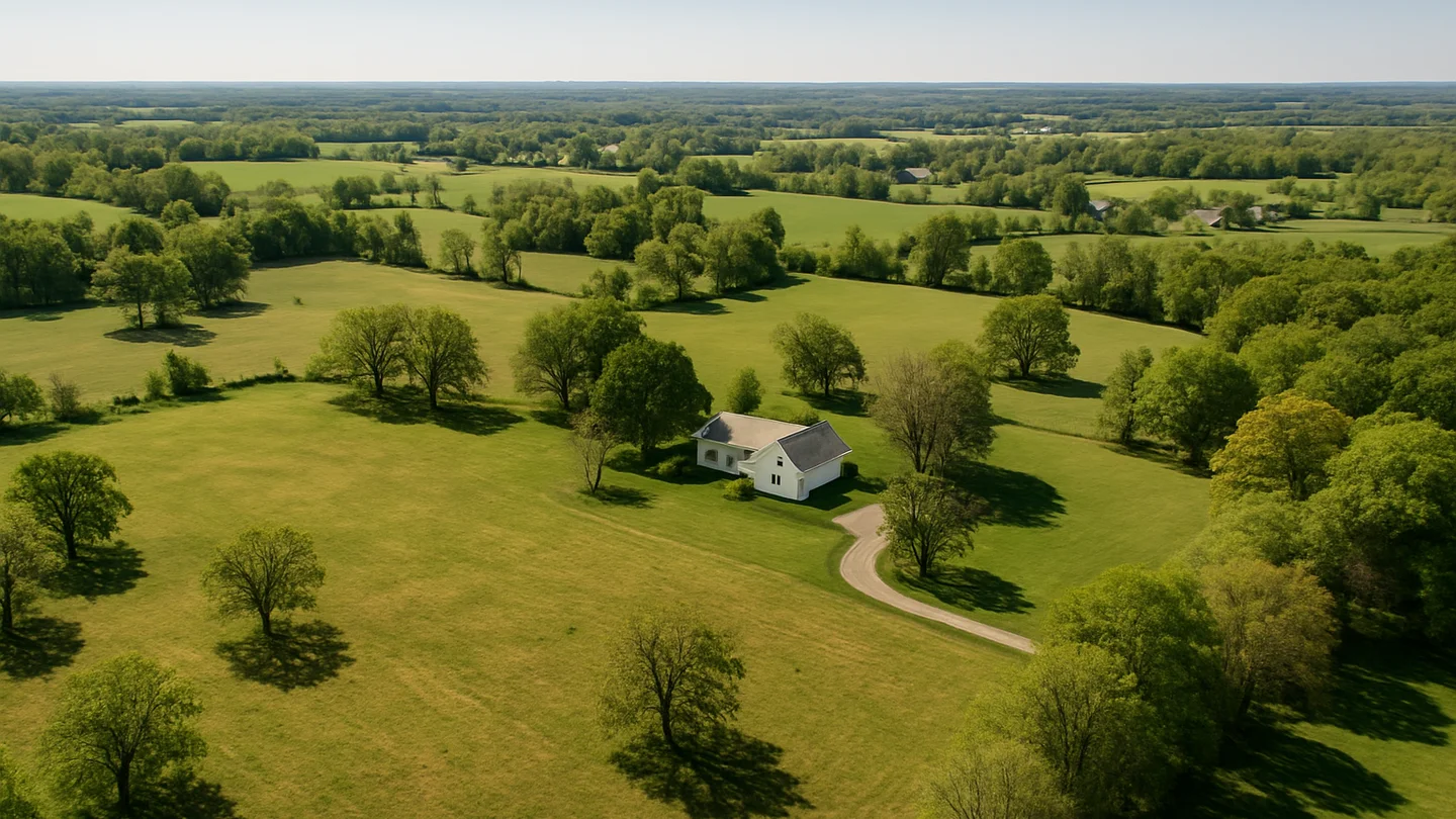 Rural acreage in Milwaukee County, Wisconsin