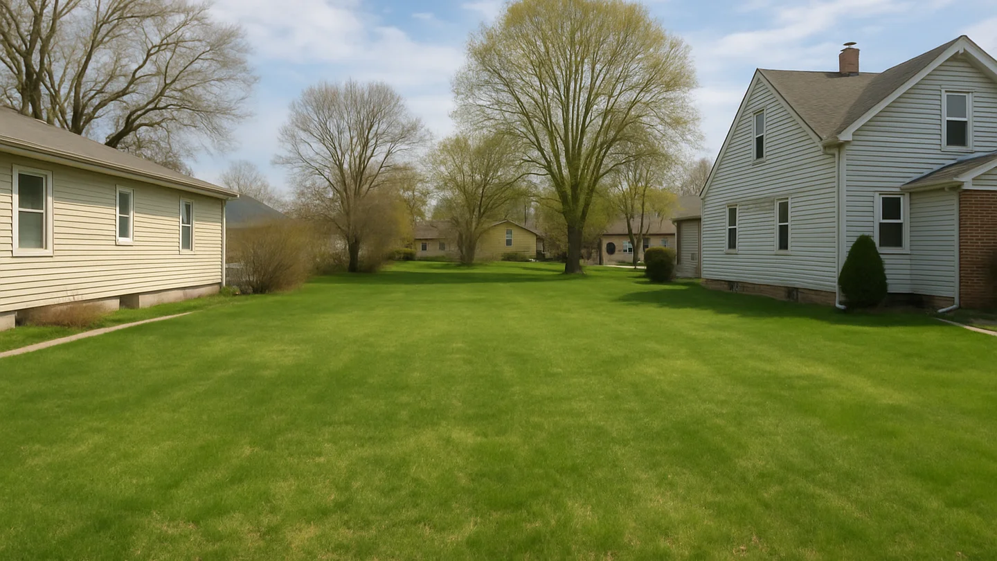 Vacant residential lot in Kenosha County, Wisconsin