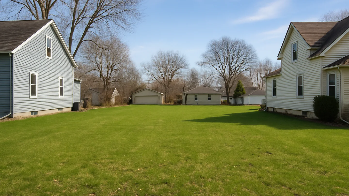 Vacant residential lot in Winnebago County, Wisconsin