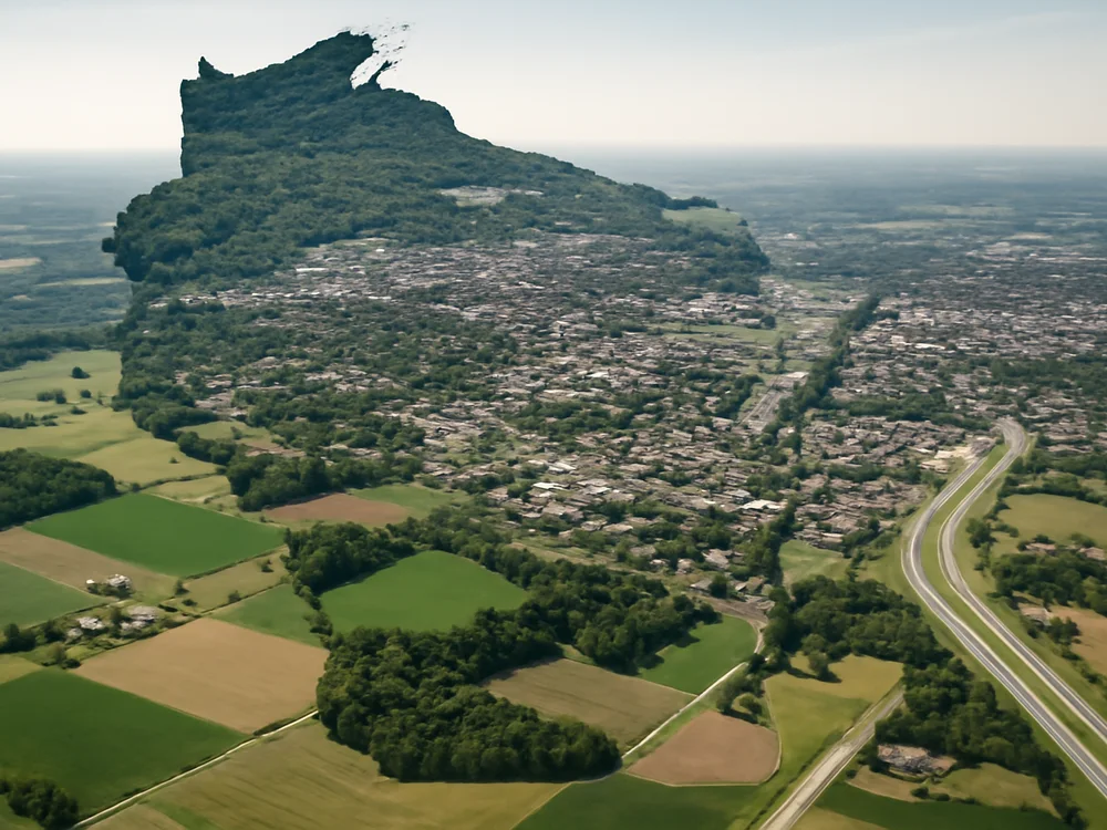 Map of Wisconsin State showing major cities